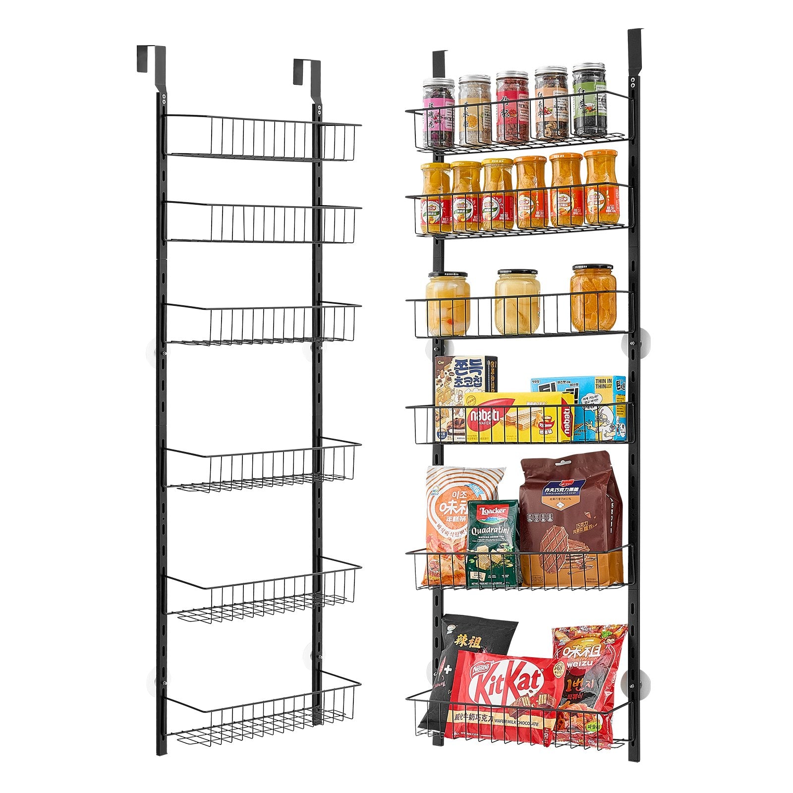 Turn Your Door Into a Pantry | 6-Tier Hanging Storage Rack