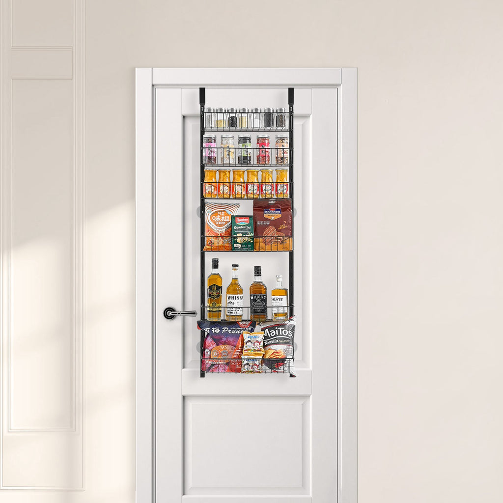 Turn Your Door Into a Pantry | 6-Tier Hanging Storage Rack