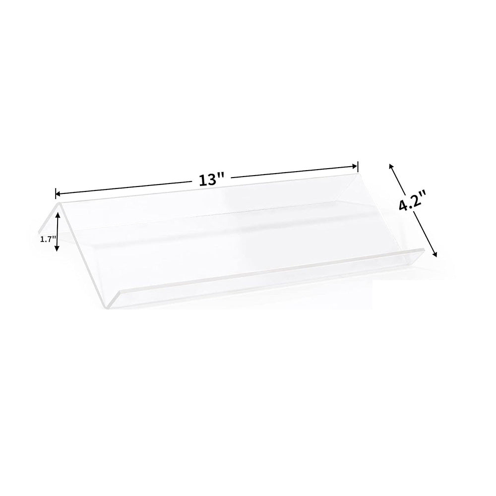 Kitchen Drawer Spice Organizer | Slim Acrylic Rack for Neat, Labeled Storage