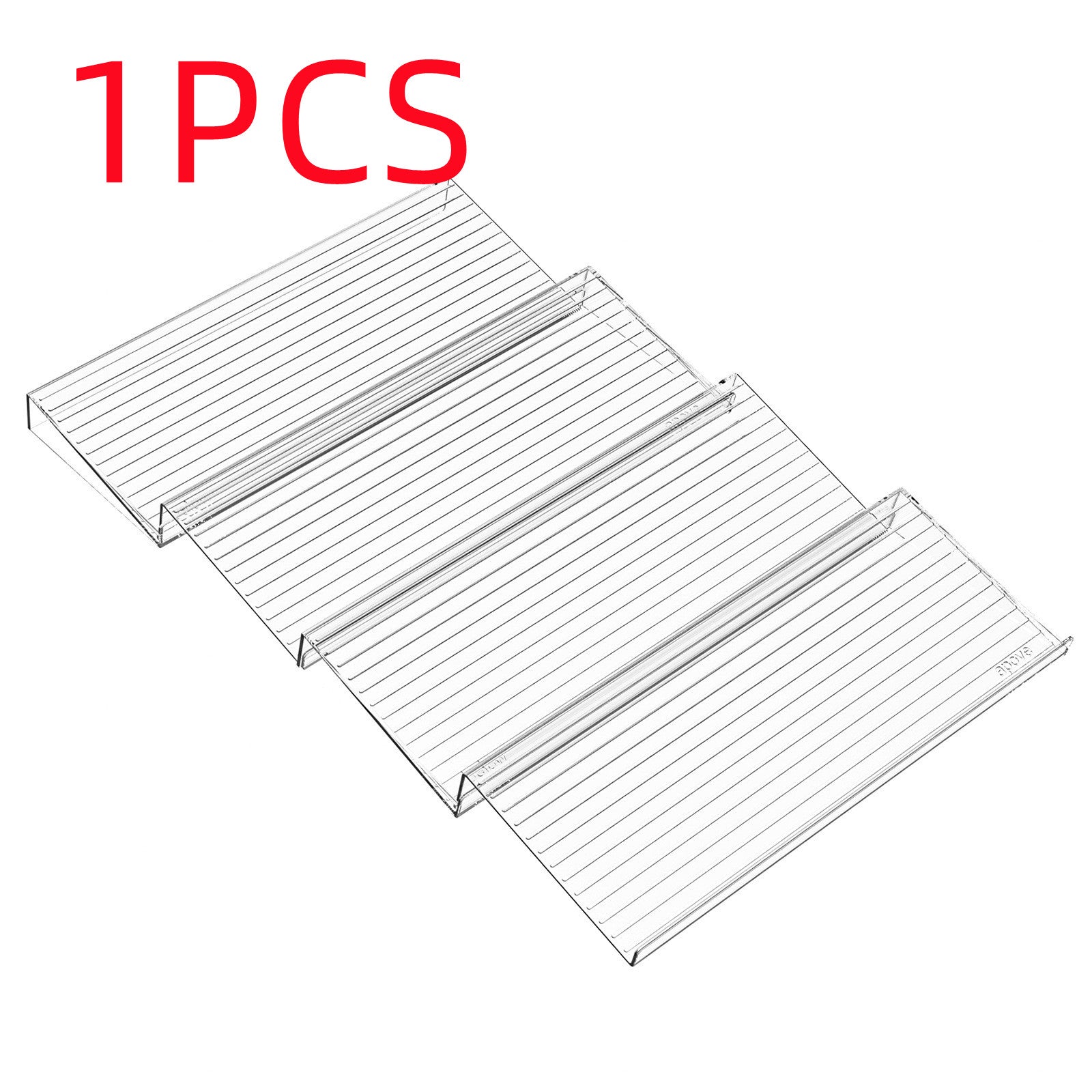 Kitchen Drawer Spice Organizer | Slim Acrylic Rack for Neat, Labeled Storage