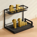 2-Tier Pull-Out Under Sink Organizer | Sliding Cabinet Basket for Kitchen & Bathroom