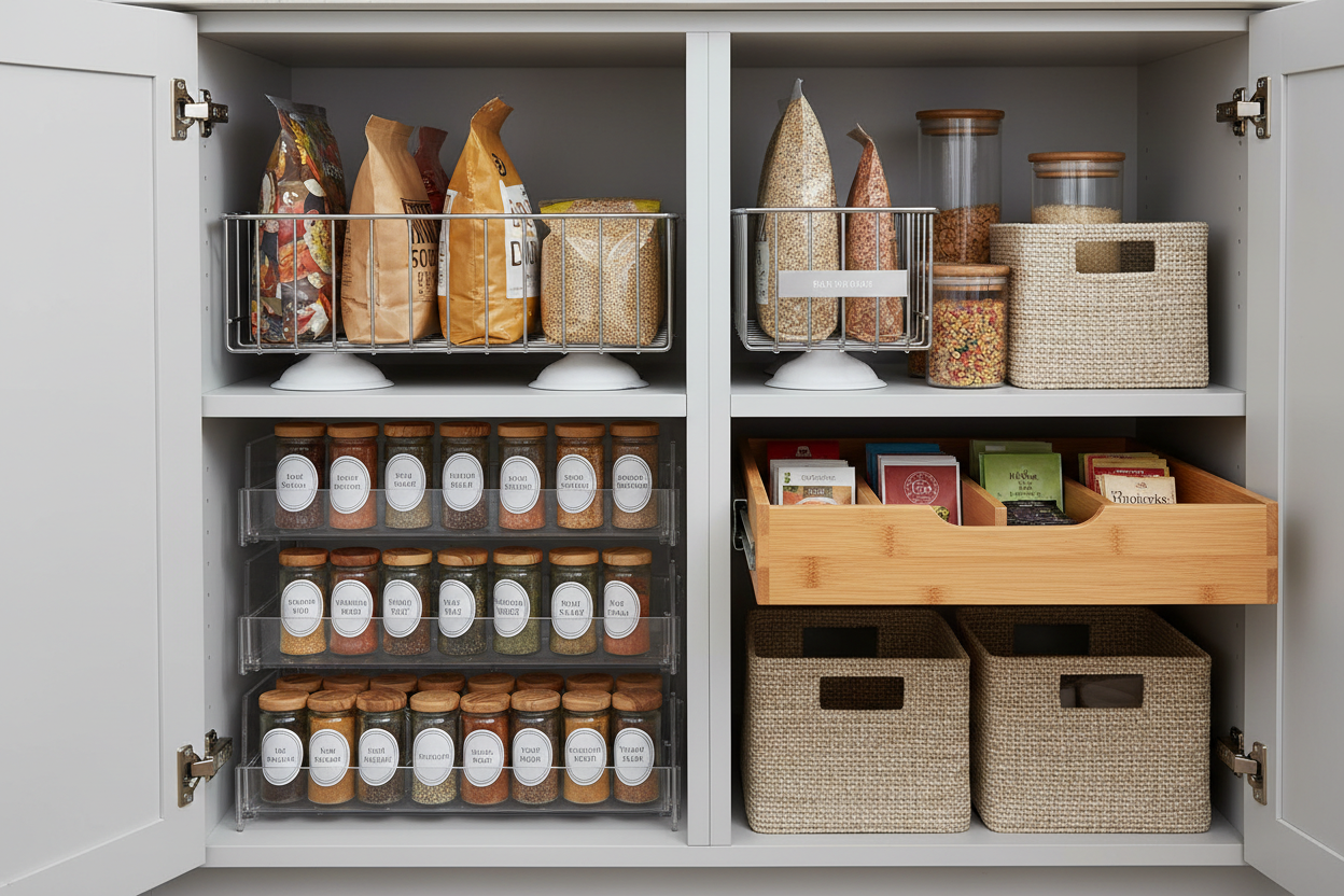 Kitchen Cabinet Organization